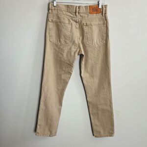 BDG Urban Outfitters Dad Slim Tapered Fit Pants – Beige Denim, Size 29/30